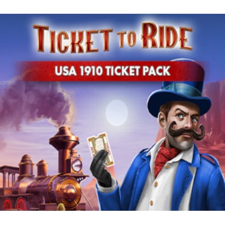 Ticket to Ride - USA 1910 Ticket Pack DLC PC Steam CD Key