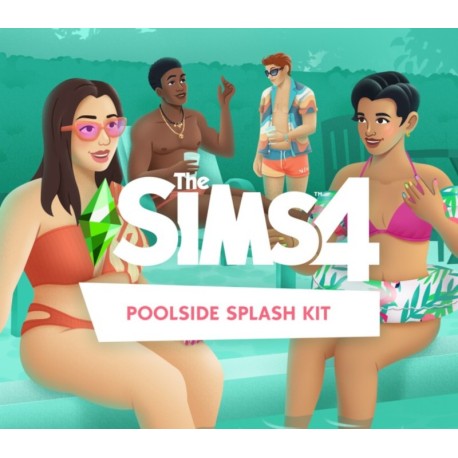 The Sims 4 - Poolside Splash Kit DLC EU PC EA App CD Key