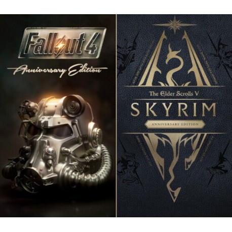 The Elder Scrolls V: Skyrim Anniversary Edition + Fallout 4: Anniversary Edition EU XBOX One / Xbox Series X|S CD Key