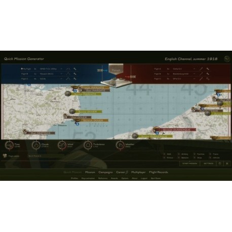 Rise of Flight: Channel Battles Edition + Legendary Bombers DLC Steam CD Key