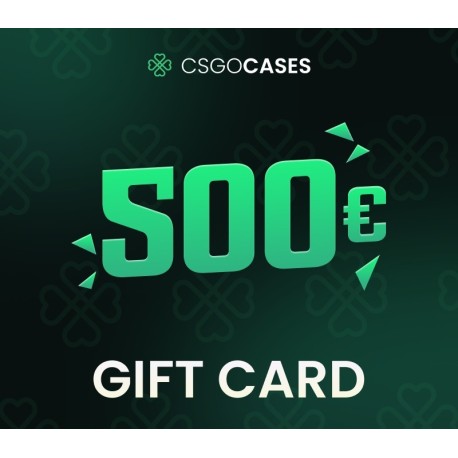 CsgoCases 500 EUR Gift Card