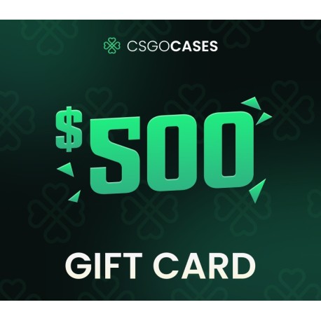 CsgoCases 500 USD Gift Card