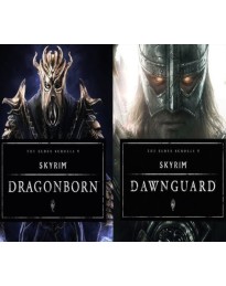 The Elder Scrolls V: Skyrim - Dawnguard + Dragonborn Bundle DLC PC Steam CD Key