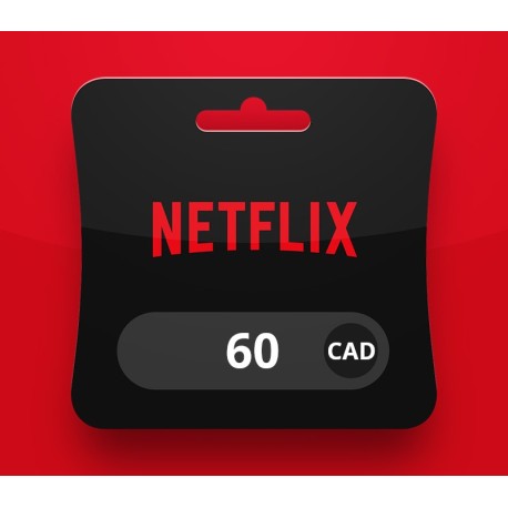 Netflix CAD 60 Gift Card CA