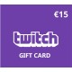 Twitch EUR 15 Gift Card DE