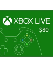 XBOX Live USD 80 Prepaid Card US
