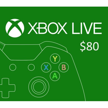 XBOX Live USD 80 Prepaid Card US