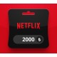 Netflix TRY 2000 Gift Card TR