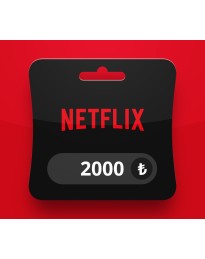 Netflix TRY 2000 Gift Card TR