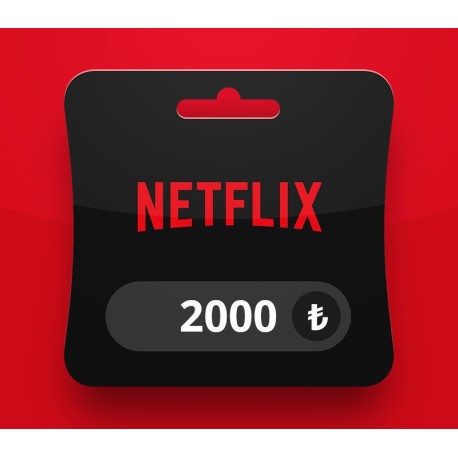 Netflix TRY 2000 Gift Card TR