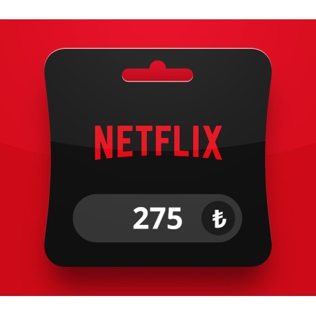 Netflix TRY 275 Gift Card TR