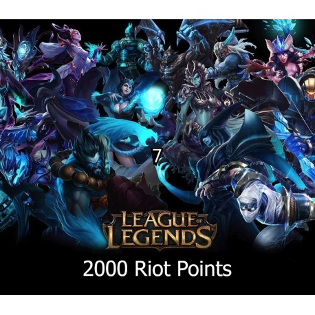 League of Legends 2000 RP Prepaid Card TR