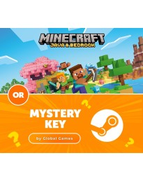 Minecraft: Java & Bedrock Edition PC Windows CD Key or Mystery Steam CD Key by Global Games
