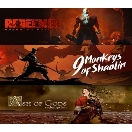 9 Monkeys of Shaolin + Ash of Gods + Redeemer: Bundle US XBOX One / Xbox Series X|S CD Key