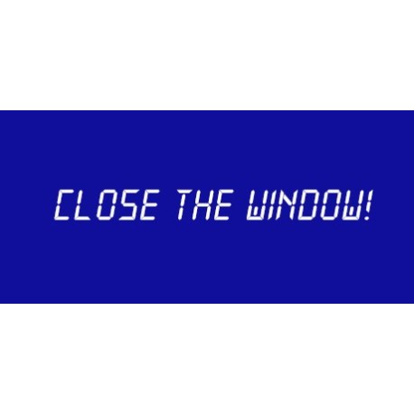 Close the Window! Steam CD Key